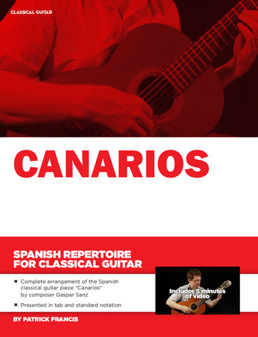 Spanish Repertoire for Classical Guitar: Canarios